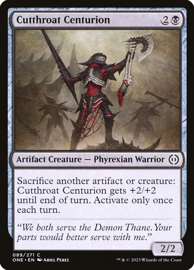 Cutthroat Centurion 89/271 (Phyrexia: All Will Be One) 