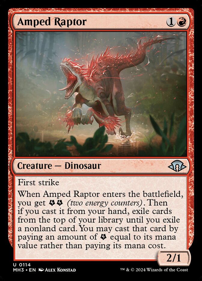 Amped Raptor 114/319 (Modern Horizons 3) 