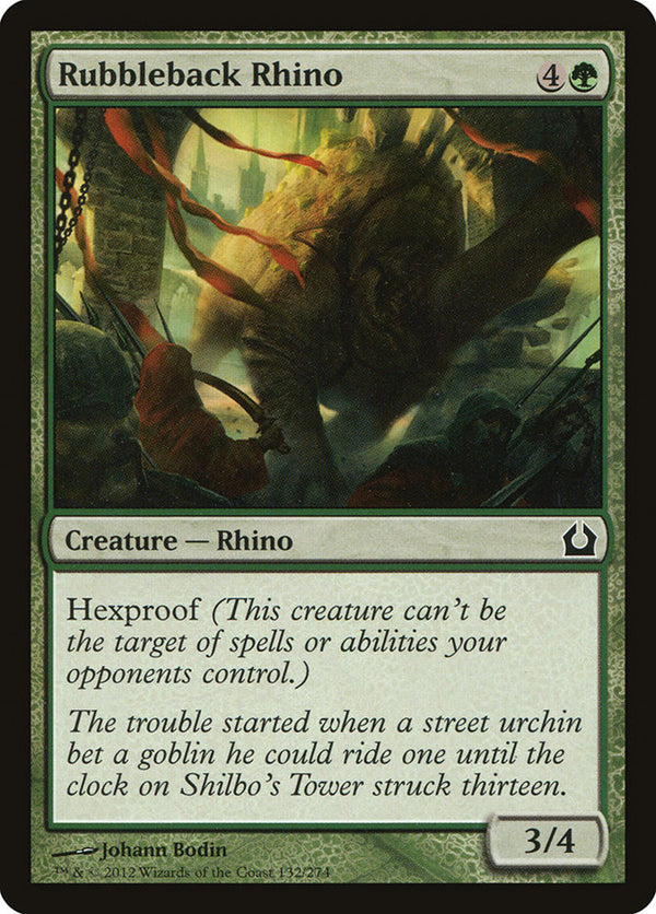 Rubbleback Rhino 132/274 (Return to Ravnica) 