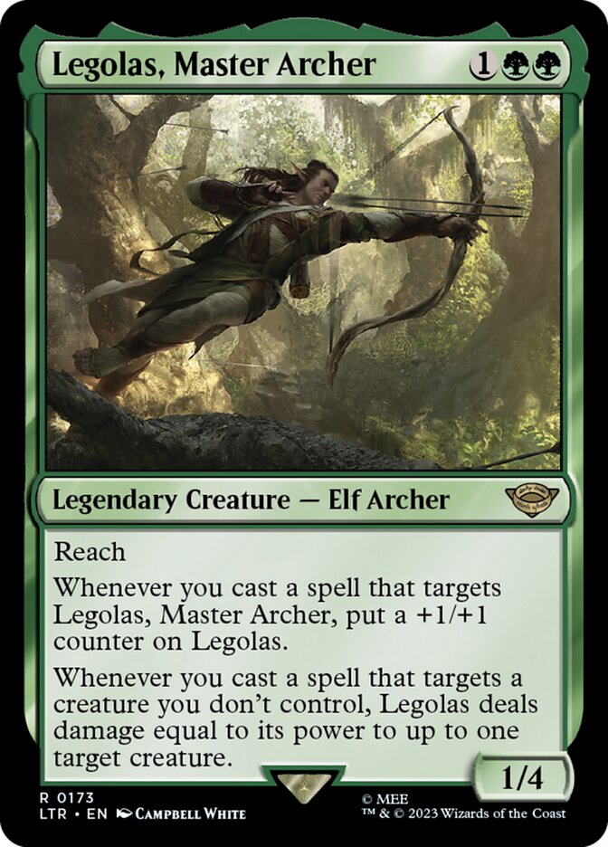 Legolas, Master Archer 173/281 (Universes Beyond: The Lord of the Rings: Tales of Middle-earth) 