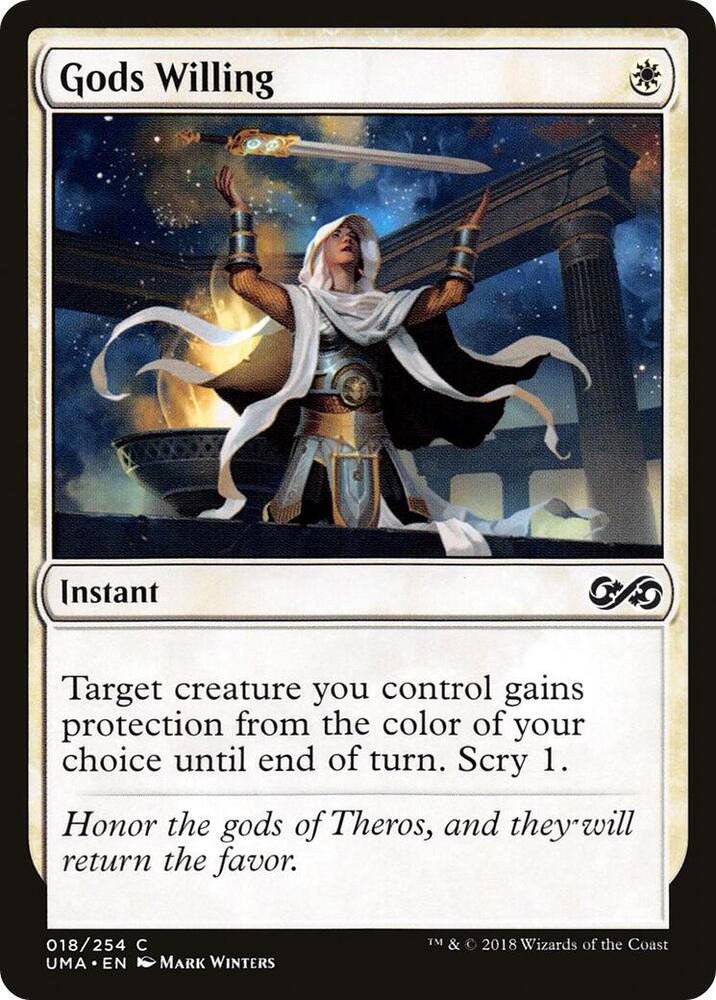 Gods Willing 18/254 (Ultimate Masters)  - Foil