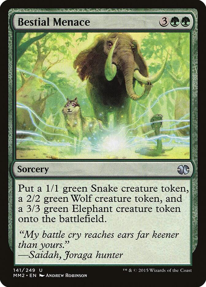 Bestial Menace 141/249 (Modern Masters 2015) 