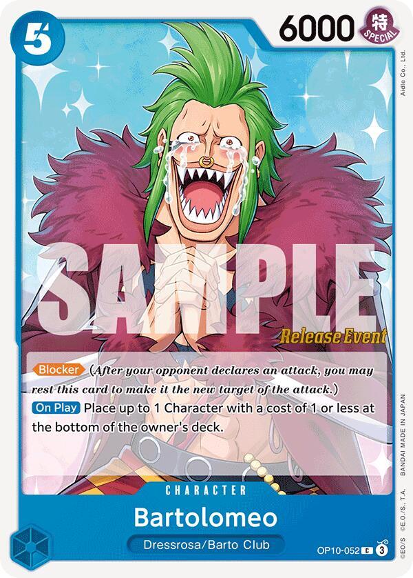 Bartolomeo OP10-052 (Royal Blood Release Event Cards) 