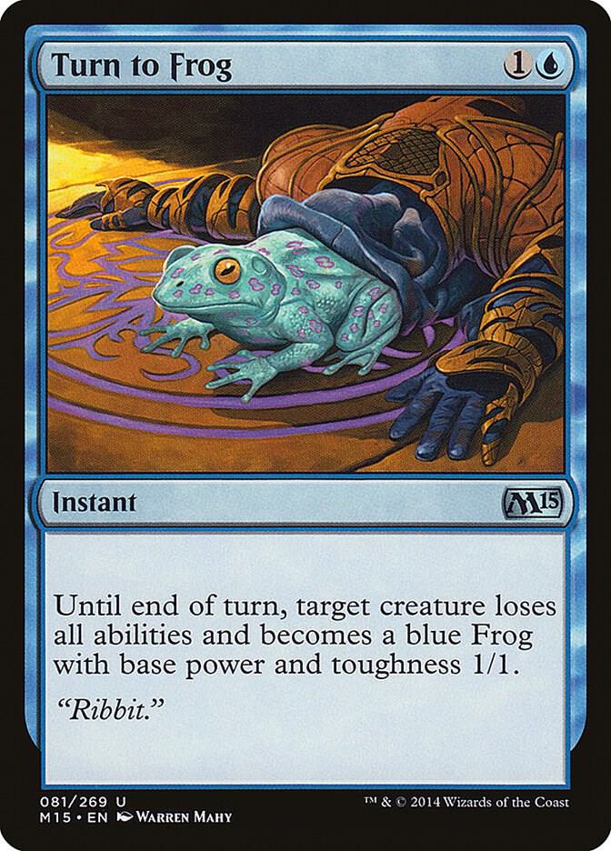 Turn to Frog 81/269 (Magic 2015 (M15)) 