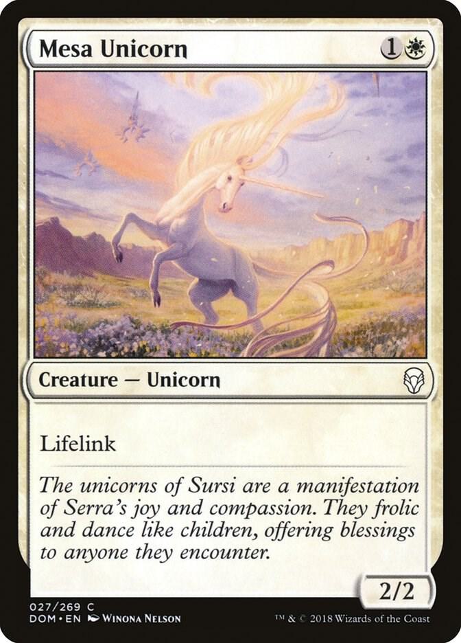 Mesa Unicorn 27/269 (Dominaria) 