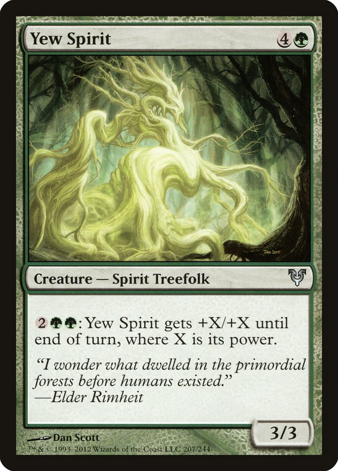 Yew Spirit 207/244 (Avacyn Restored) 