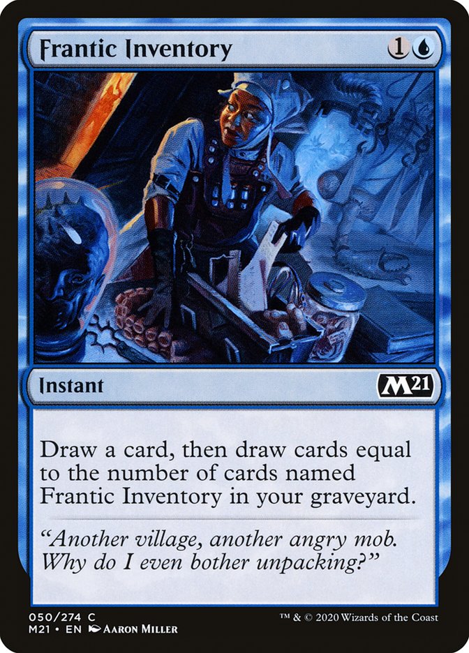 Frantic Inventory 50/274 (Core Set 2021) 