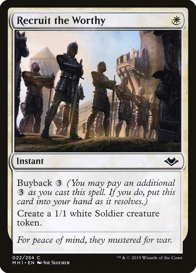 Recruit the Worthy 22/254 (Modern Horizons) 