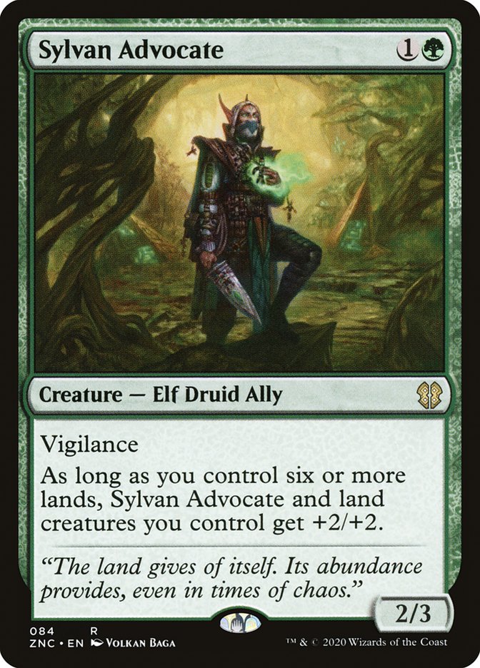 Sylvan Advocate 84/142 (Commander: Zendikar Rising) 