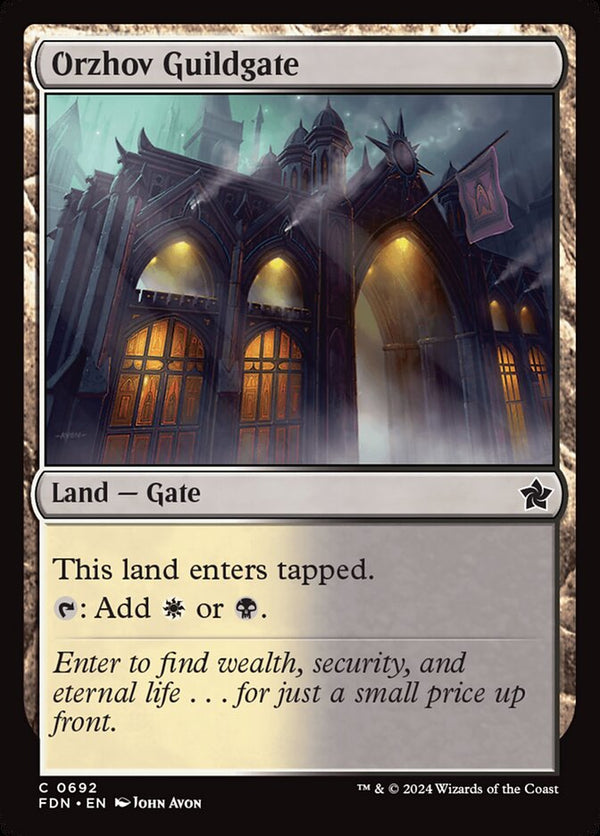 Orzhov Guildgate 692/291 (Foundations) 