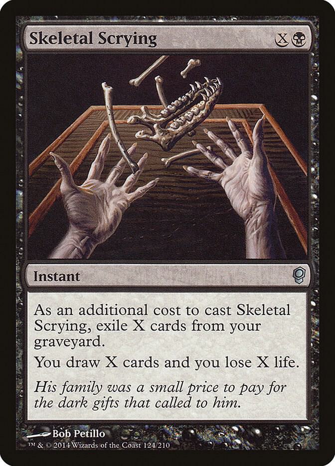Skeletal Scrying 124/210 (Conspiracy) 