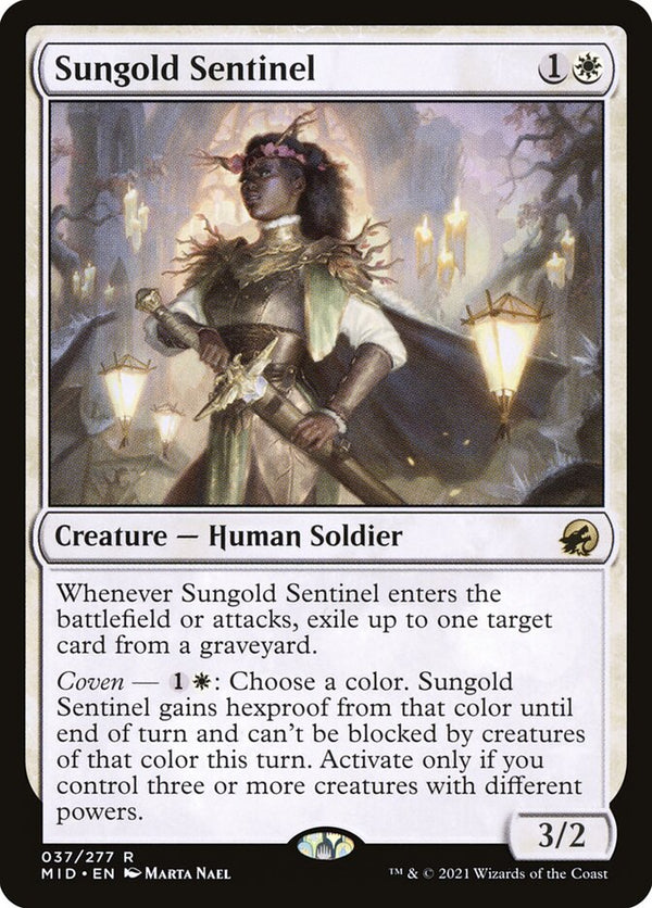 Sungold Sentinel 37/277 (Innistrad: Midnight Hunt) 