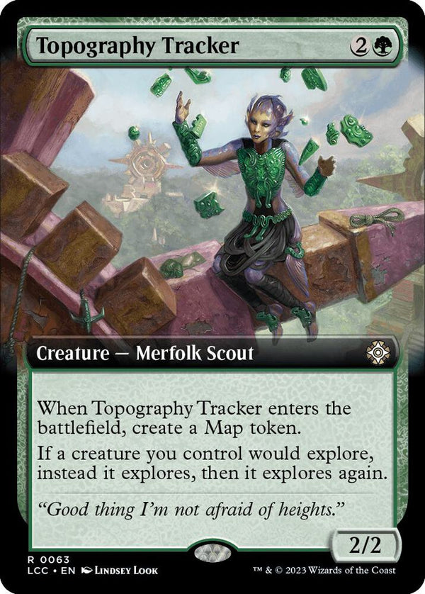 Topography Tracker 63/370 (Commander: The Lost Caverns of Ixalan)  - Extended Art