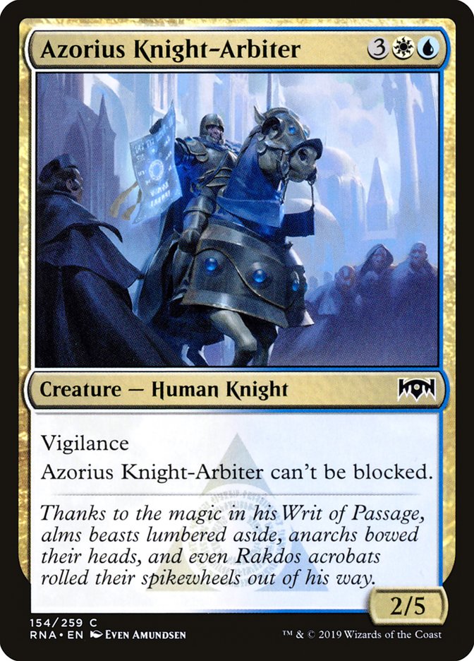 Azorius Knight-Arbiter 154/259 (Ravnica Allegiance) 