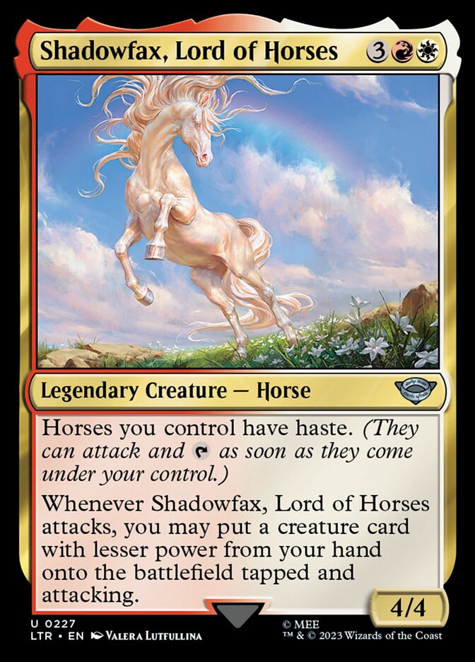 Shadowfax, Lord of Horses 227 (Universes Beyond: The Lord of the Rings: Tales of Middle-earth) 
