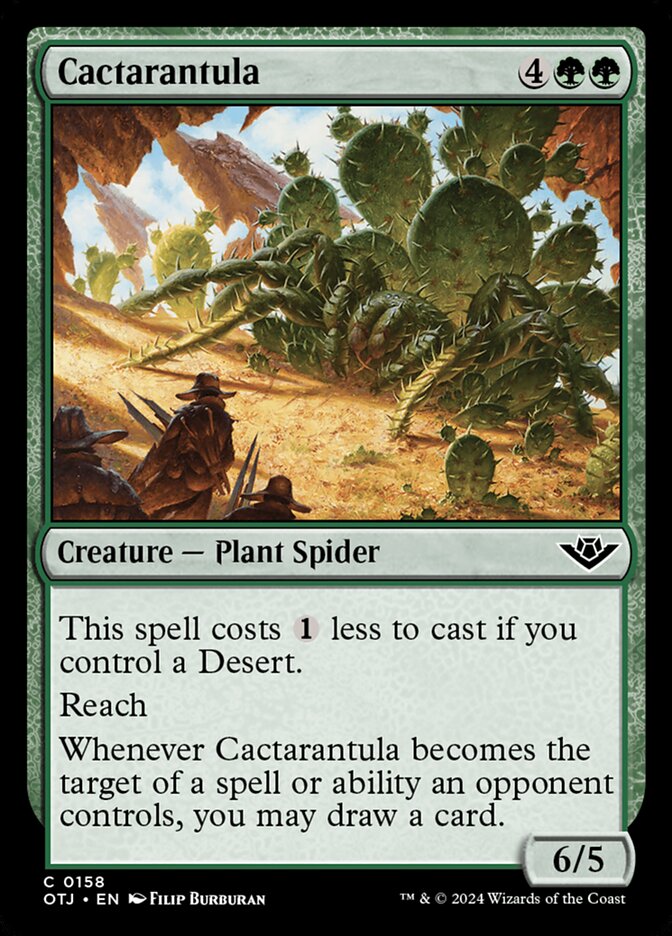 Cactarantula 158/286 (Outlaws of Thunder Junction) 