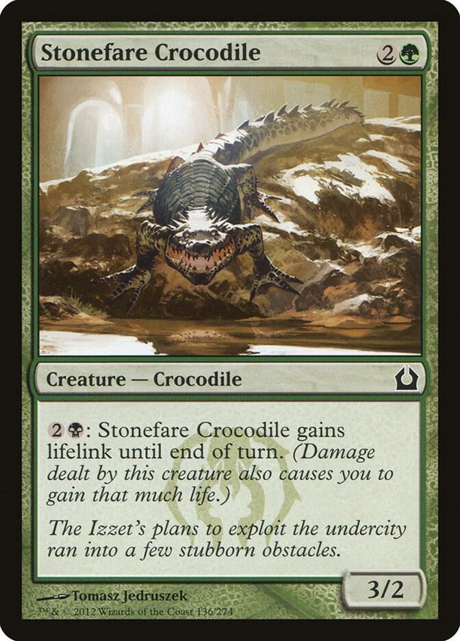 Stonefare Crocodile 136/274 (Return to Ravnica) 