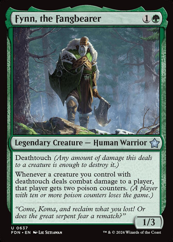 Fynn, the Fangbearer 637/291 (Foundations) 
