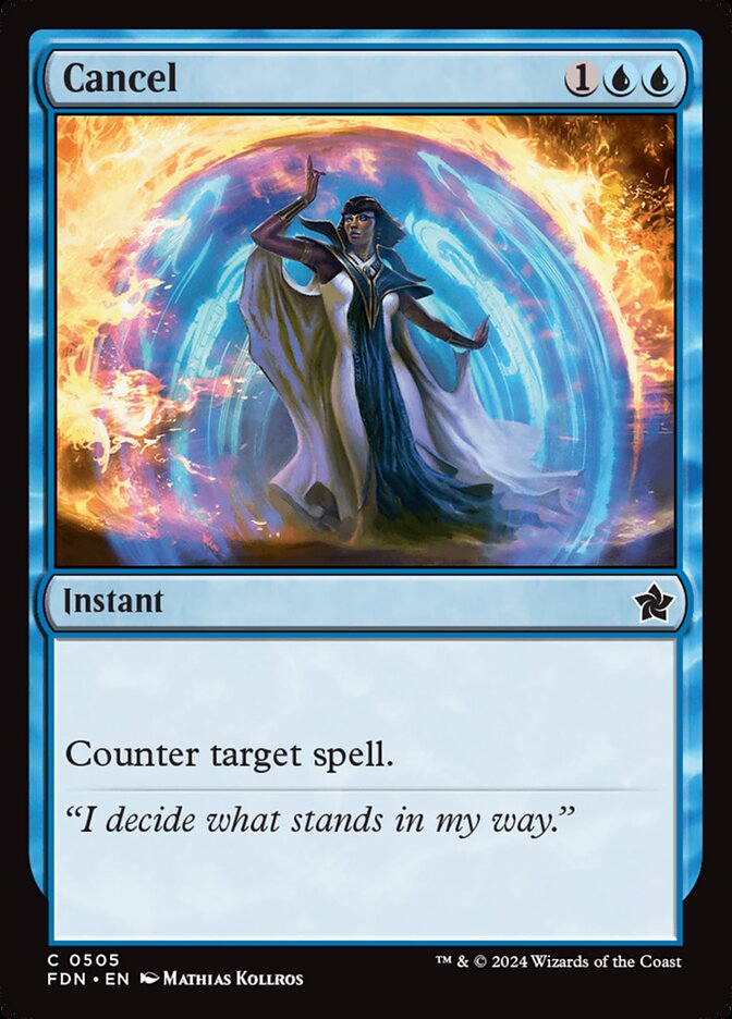 Cancel 505/291 (Foundations) 