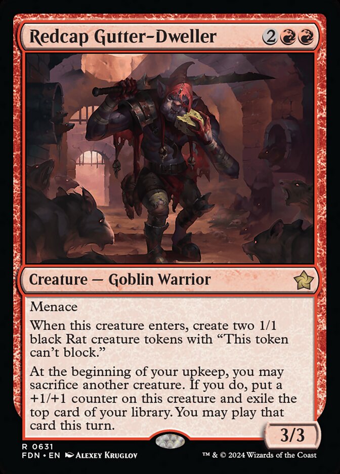 Redcap Gutter-Dweller 631/291 (Foundations) 