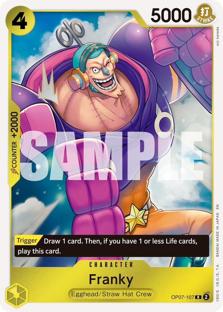 Franky (Reprint) OP07-107 (Premium Booster -The Best- Vol. 2)  - Foil