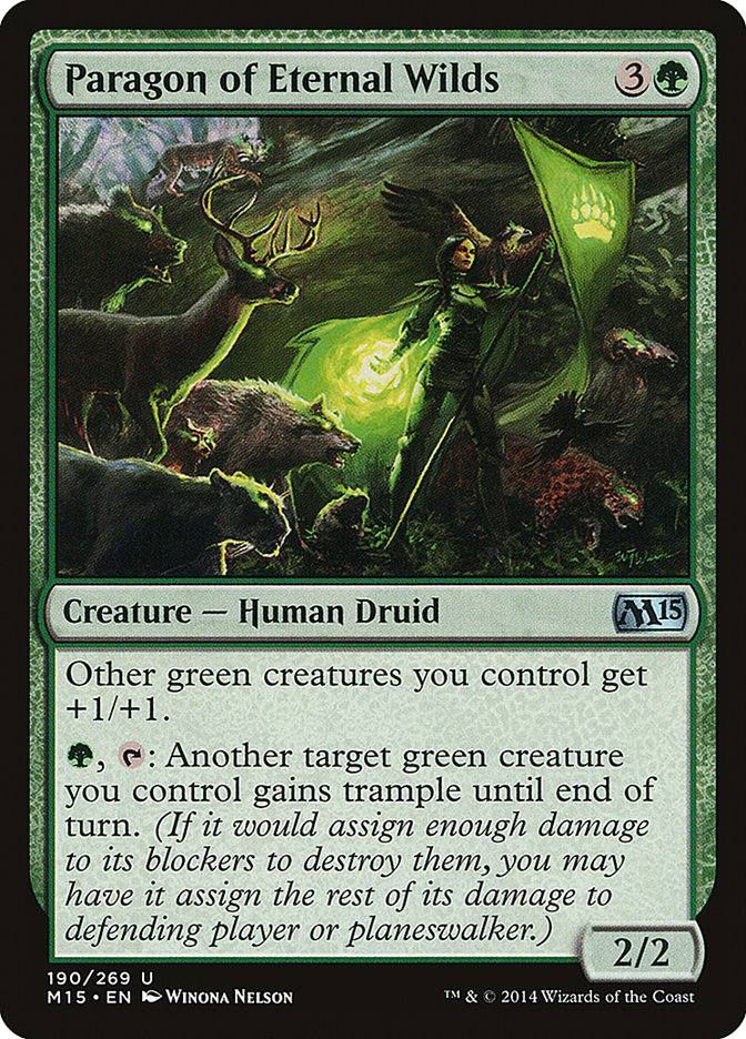 Paragon of Eternal Wilds 190/269 (Magic 2015 (M15)) 