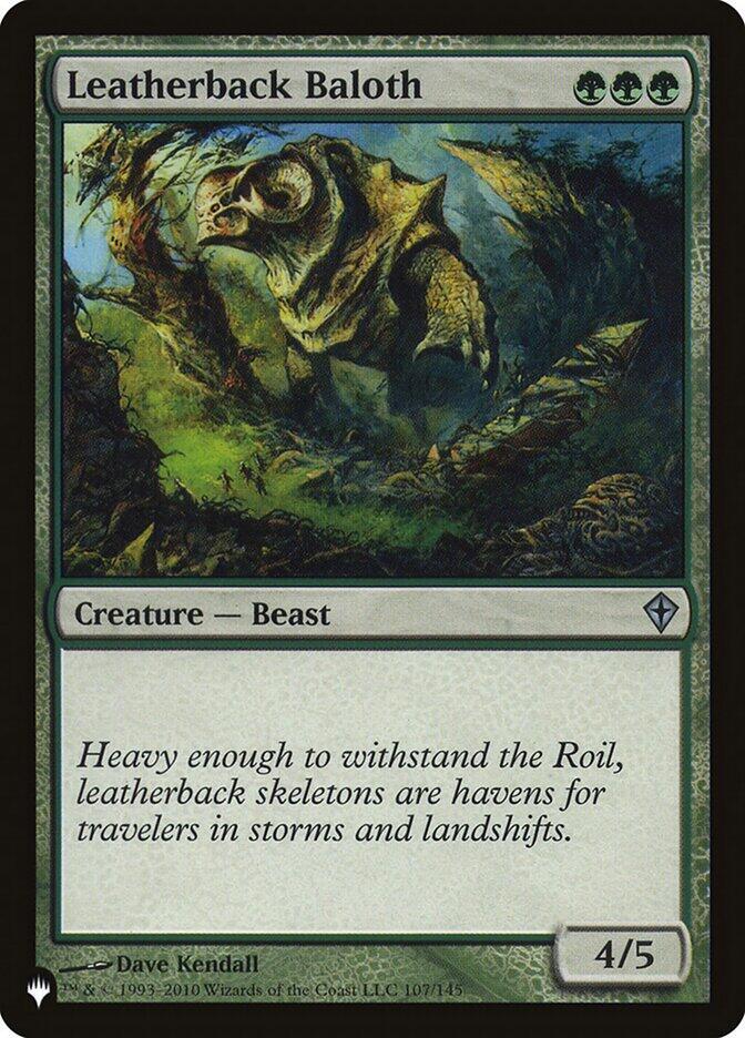 Leatherback Baloth WWK-107/5075 (The List Reprints) 
