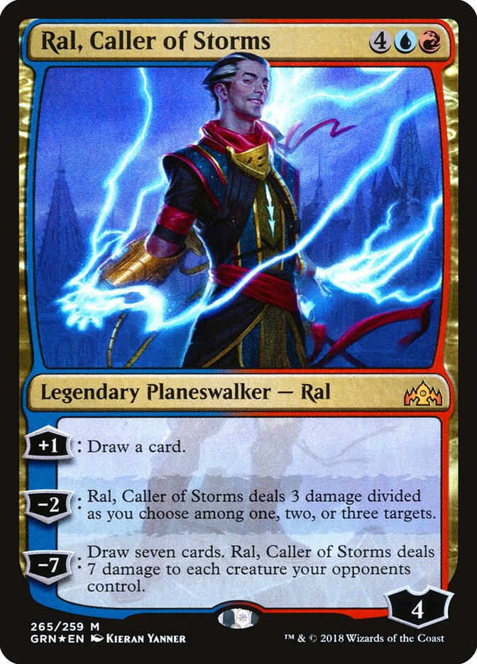 Ral, Caller of Storms 265/259 (Guilds of Ravnica)  - Foil
