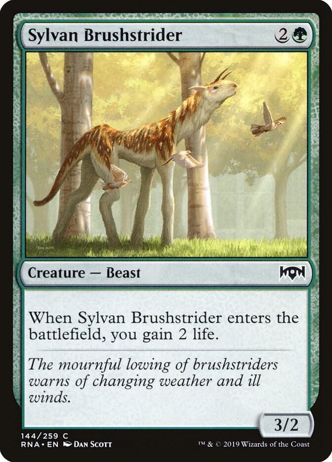Sylvan Brushstrider 144/259 (Ravnica Allegiance) 