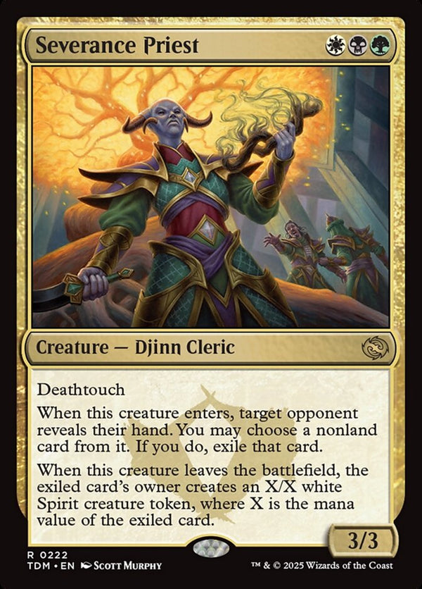 Severance Priest 222/291 (Tarkir: Dragonstorm)  - Foil