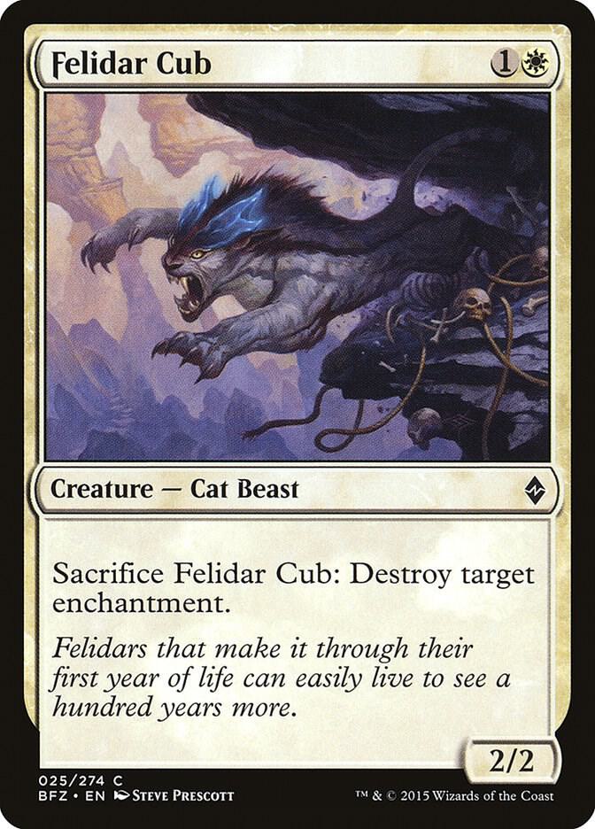 Felidar Cub 25/274 (Battle for Zendikar) 