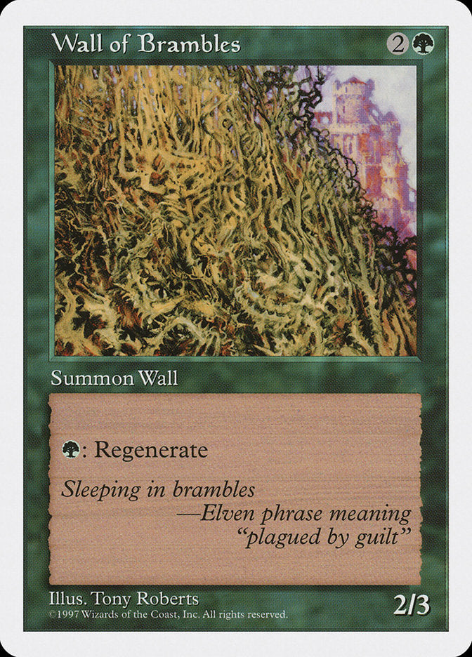 Wall of Brambles 338/455 (Fifth Edition) 