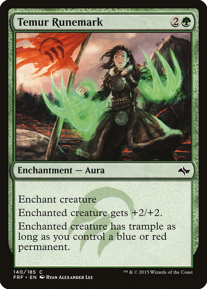 Temur Runemark 140/185 (Fate Reforged) 
