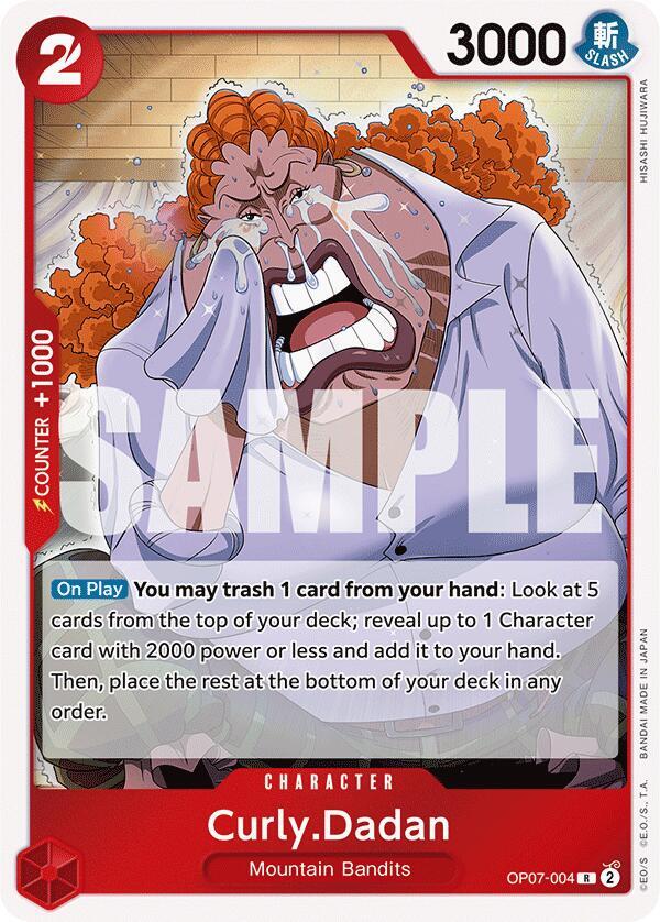 Curly.Dadan OP07-004 (500 Years in the Future)  - Foil