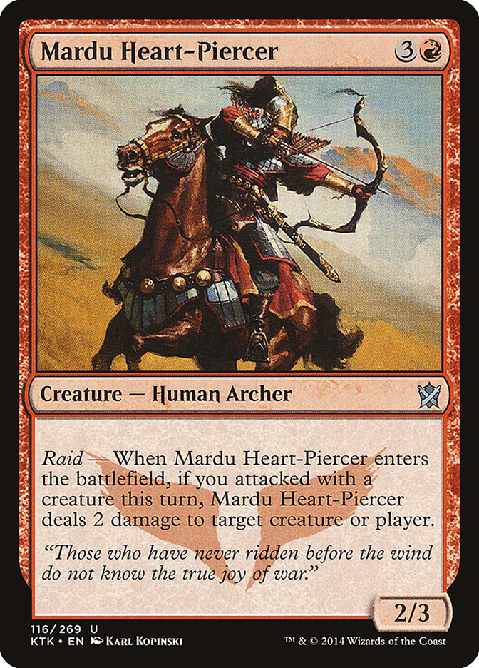 Mardu Heart-Piercer 116/269 (Khans of Tarkir) 