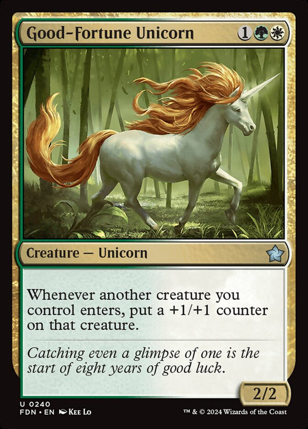 Good-Fortune Unicorn 240/291 (Foundations) 