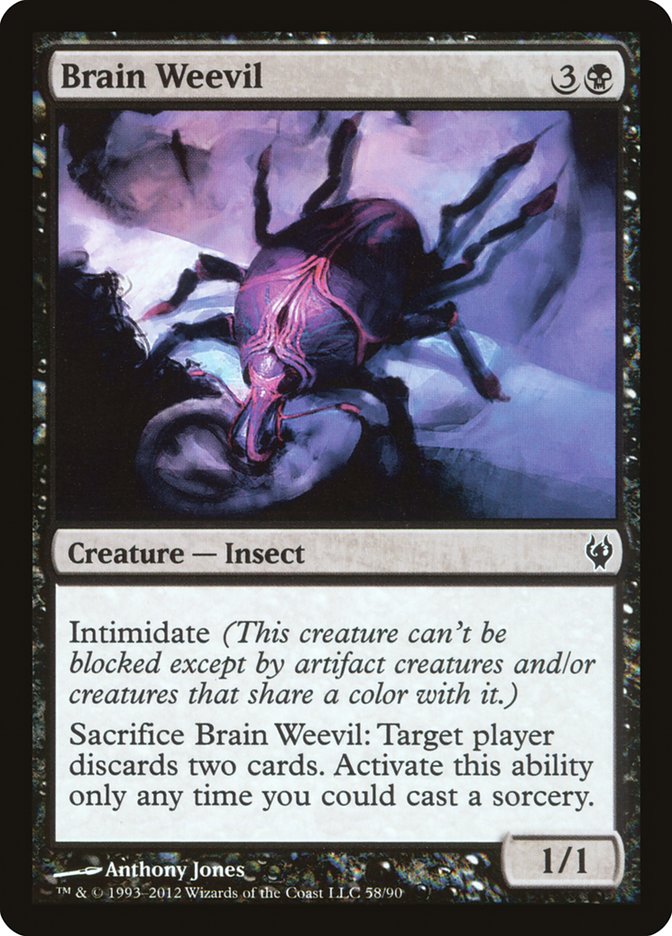 Brain Weevil 58/90 (Duel Decks: Izzet vs. Golgari) 