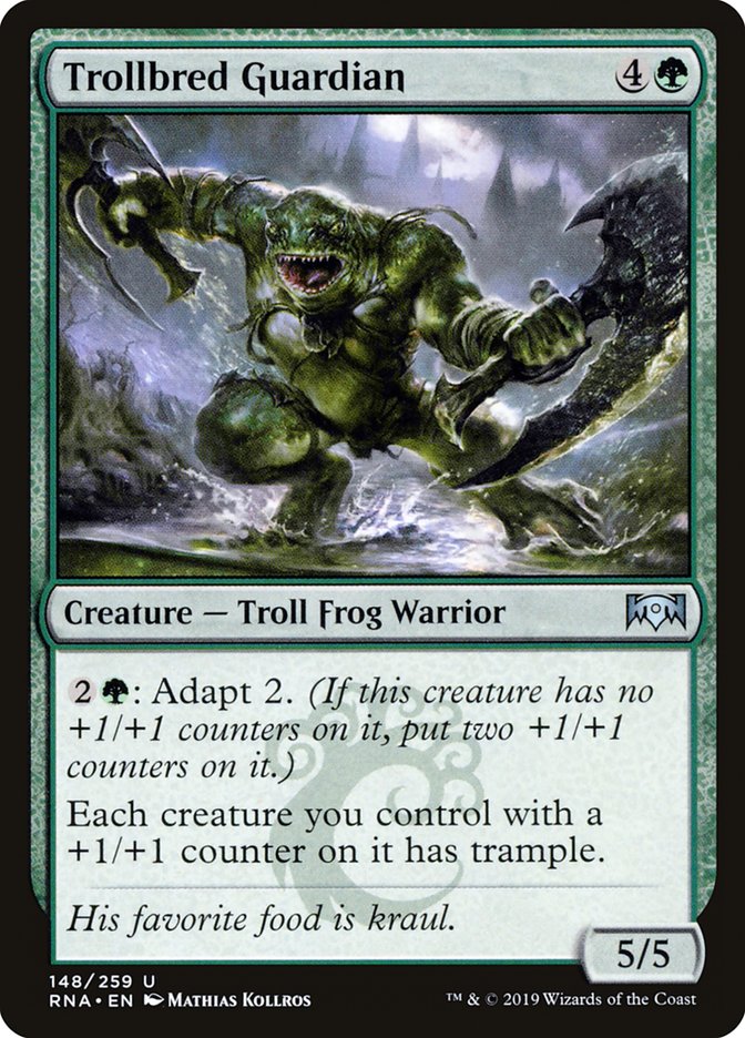 Trollbred Guardian 148/259 (Ravnica Allegiance) 