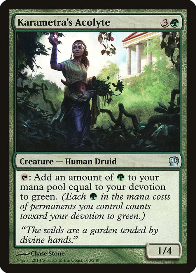 Karametra's Acolyte 160/249 (Theros) 