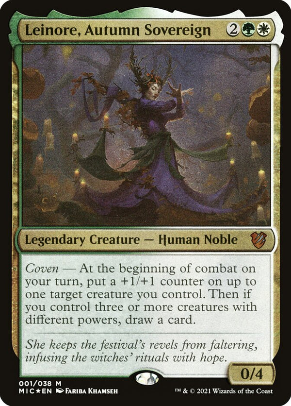 Leinore, Autumn Sovereign 1/38 (Commander: Innistrad: Midnight Hunt) 