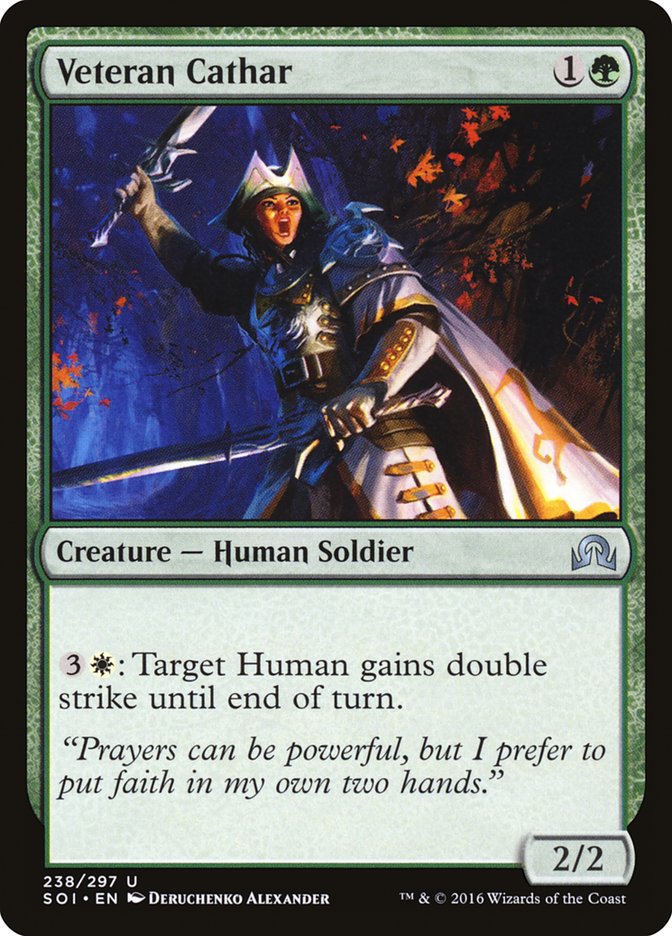 Veteran Cathar 238/297 (Shadows over Innistrad) 