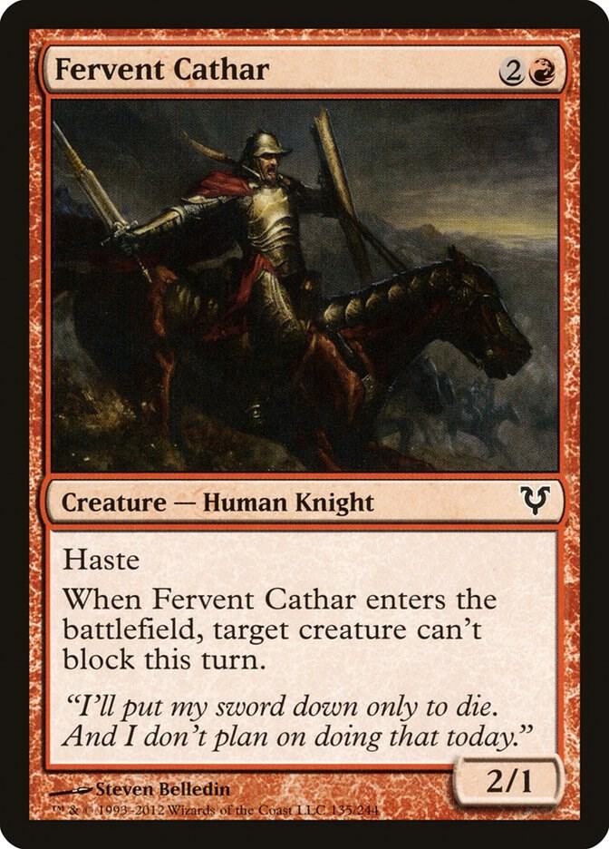 Fervent Cathar 135/244 (Avacyn Restored) 