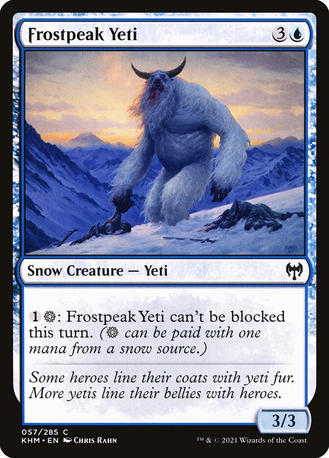 Frostpeak Yeti 57/285 (Kaldheim) 