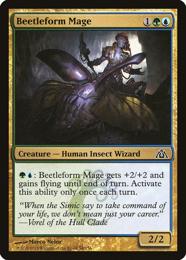 Beetleform Mage 54/156 (Dragon's Maze) 