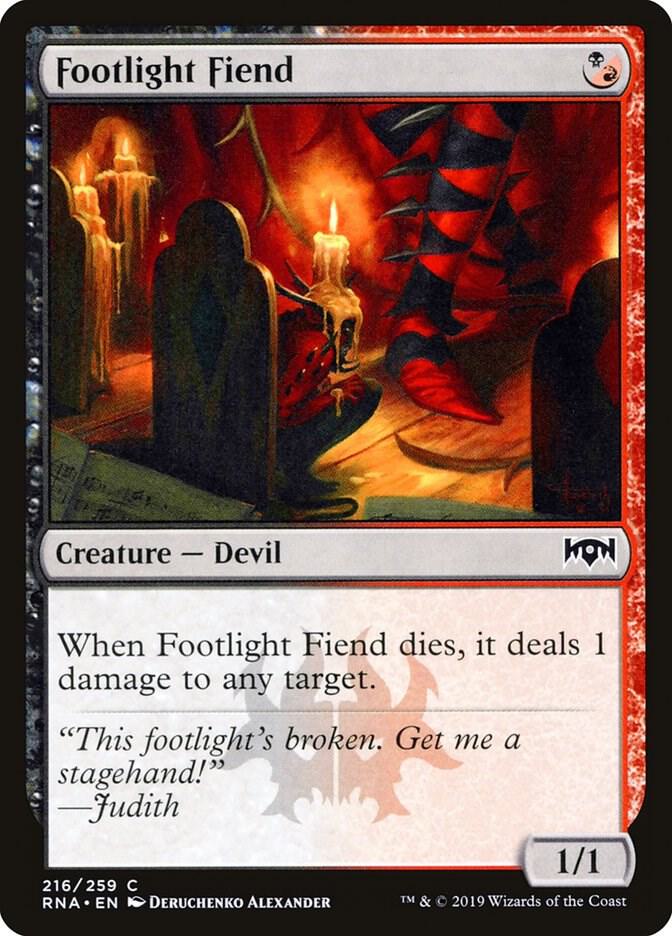 Footlight Fiend 216/259 (Ravnica Allegiance) 