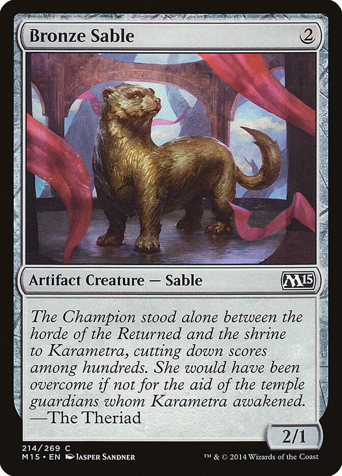 Bronze Sable 214 (Magic 2015 (M15)) 