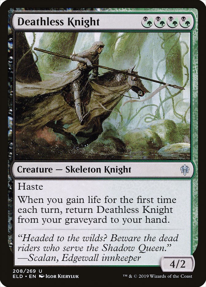 Deathless Knight 208/269 (Throne of Eldraine) 