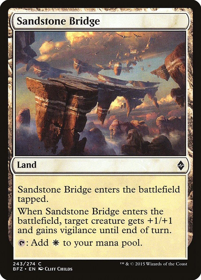 Sandstone Bridge 243/274 (Battle for Zendikar) 