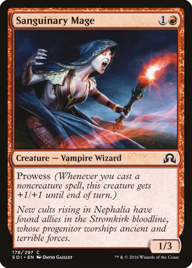 Sanguinary Mage 178/297 (Shadows over Innistrad) 