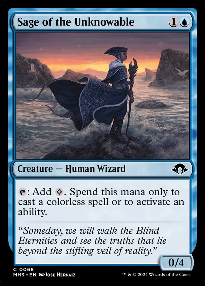 Sage of the Unknowable 68/319 (Modern Horizons 3) 